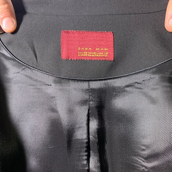 Zara Classic Black Suit 38R 31x32 - Picture 7 of 8